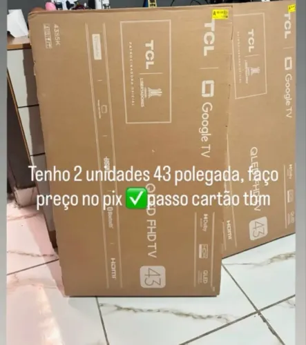 TV SMART TCL 43 POLEGADAS $1300