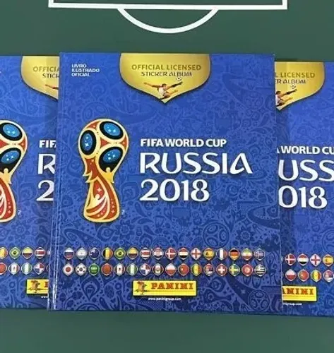 Álbum Capa Dura Copa do Mundo de 2018 Completo Panini