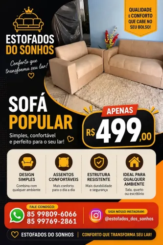 SOFÁ 2x3 lugar