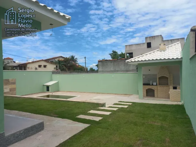 ITABORAÍ - Casa ALTO PADRÃO 3 quartos 1 Suíte e Área Gourmet !! Financiada Cod(544IV)