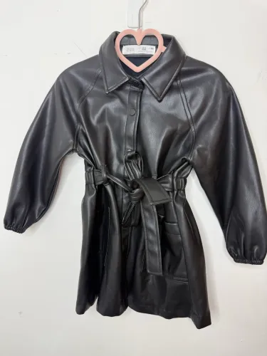Trench Coat de couro infantil - Zara