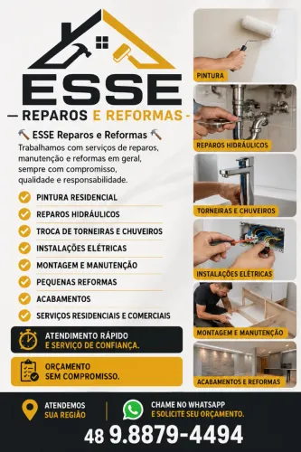 Reparos e Reformas Residencial e Comercial 