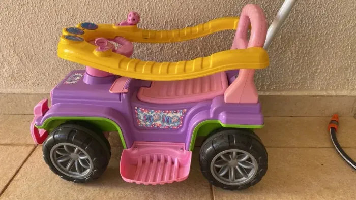 Carrinho de Passeio Infantil Jip Jip com Empurrador