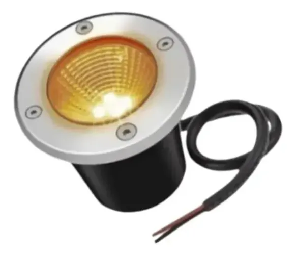 Spot Led Embutir Solo Deck Chão 12w Branco Quente 3000k Ip67