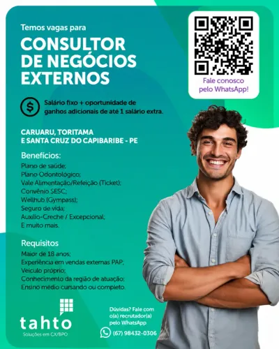 Consultor de Negócios Externos