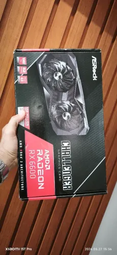 Vende novo lacrado ASROCK AMD RADEON RX 6600 CHALLENGER D 8G 128BITS (RX6600 