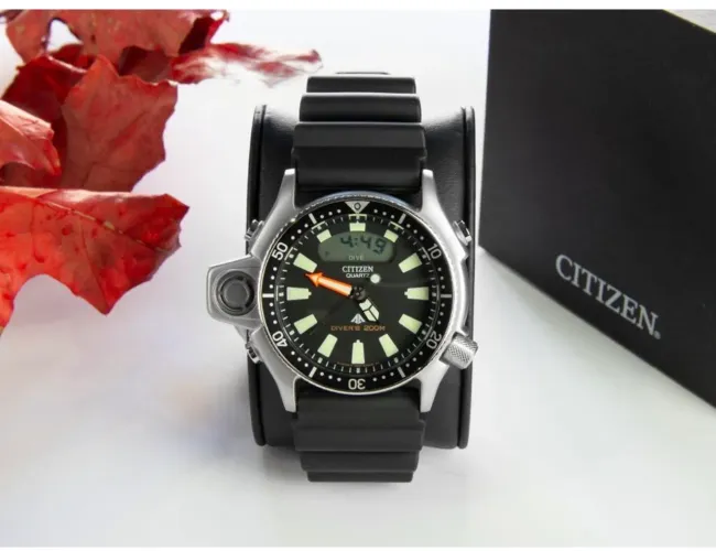 Relógio Citizen Aqualand JP2000 Série prata - novo e sem uso - garantia de 3 anos