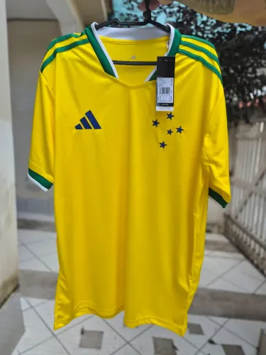 CAMISA MASCULINA CRUZEIRO BRASIL ADIDAS 2026