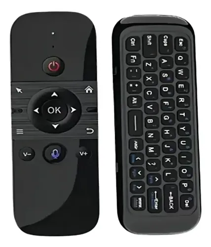 Controle Remoto Air Mouse Teclado 2.4g Com Voz Mouse Para Tv