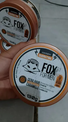 Cera Hair modeladora Caramelo 130g da Fox For Mem 