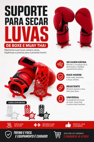 Suporte secador de Luvas Muay thai/ Box