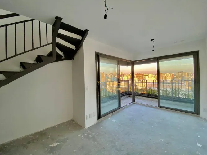 Apartamento Duplex com 1 dormitório à venda, 73 m² por R$ 1.400.000,00 - Moema - São Paulo