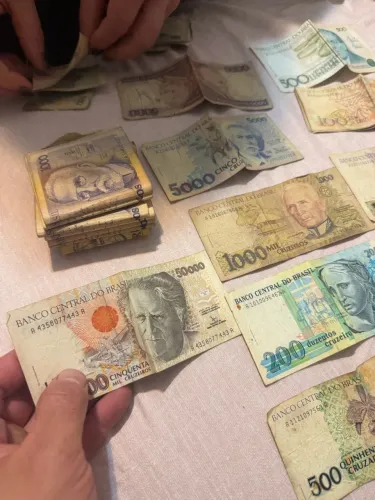 Notas brasileiras antigas itens de colecionador