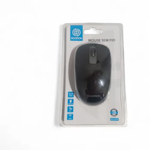 Mouse hoopson sem fio cinza