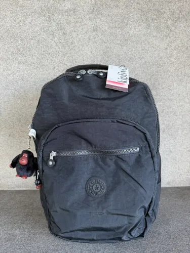 MOCHILA KIPLING SEOUL PRETA - ORIGINAL | NOVA COM ETIQUETA