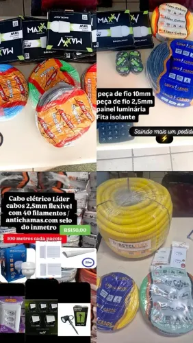 MATERIAIS ELÉTRICOS fio