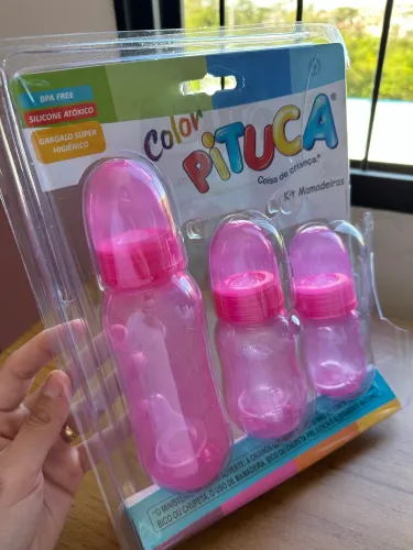 Kit Mamadeiras da marca - COLOR PITUCA - Novo Nunca Usadas 