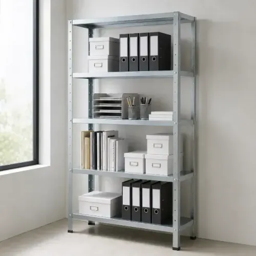 Estante Prateleira Armário De Aço Galvanizada 5 bandejas 90cm