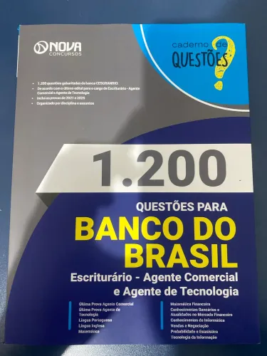 1200 questões do Banco do Brasil