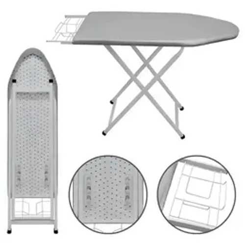 Tábua de Passar Roupa Reforçada Açomix com Porta-Ferro (Semi-nova)