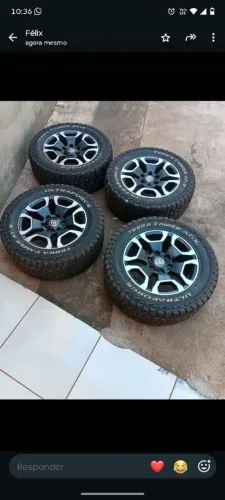 Rodas aro 18 Hilux com pneus