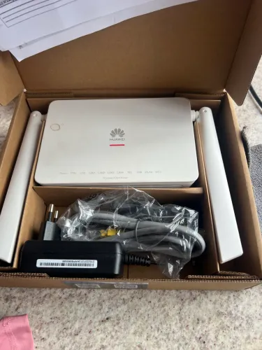 Ont Gpon Wifi 6 Ac Huawei Eg8145x6-10 1pot+4ge 2.4/5g Apc Cor Branco