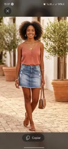 Blusinhas e shorts P,M.