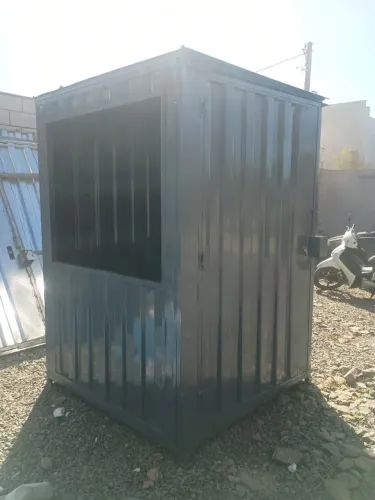 Container acoplado guarita para construção