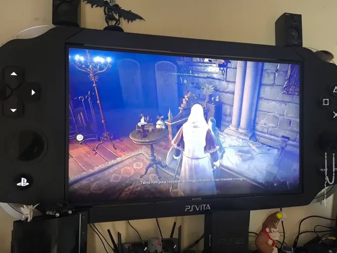 TV Samsung 50 polegadas 4K + painel gamer