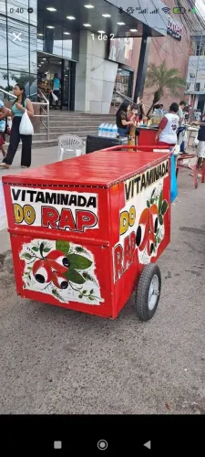 carrinho para venda ambulante 