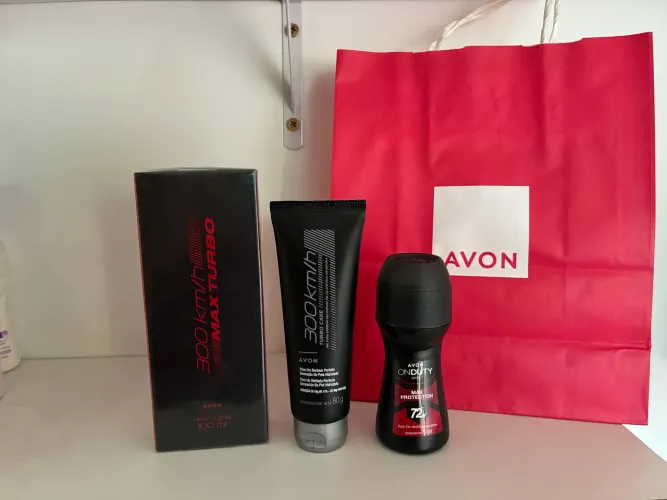Avon Kit Masculino 3 produtos