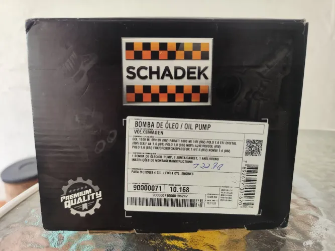 Bomba Óleo Schadek Original Gol G2 G3 1.0 / Parati 1000 / Polo 1.0 / Fox / CrossFox