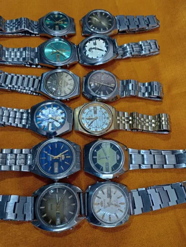 Lote de relógios antigos masculinos orient