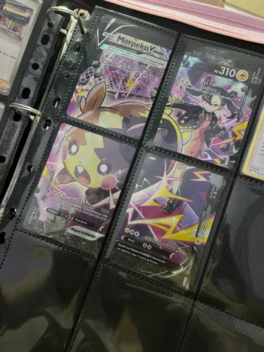 Conjunto 4 Cartas Pokémon TCG Morpeko V-UNIÃO SWSH287 a SWSH290 Em Português Original