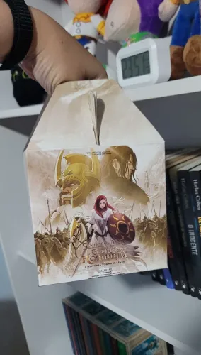 Caixa de lanche combo + Poster Senhor dos Anéis a guerra dos Rohirrim exclusiva ccxp 