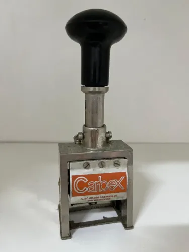 Carimbo Numerador Antigo Carbex Usado