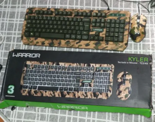 TECLADO E MOUSE WARRIOR, MULTILASER , LEIA O ANÚNCIO 