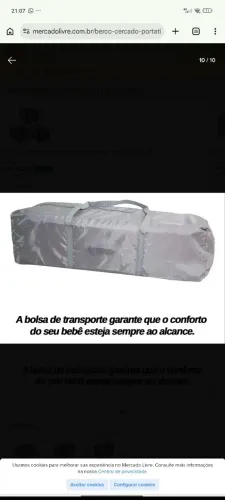 Vende-se berço cercado