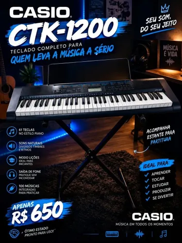 Teclado CTK 1200