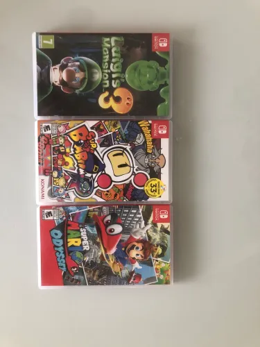 3x Jogos de Nintendo Switch originais