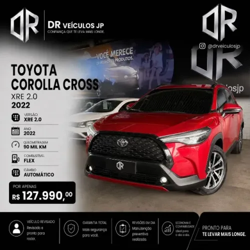 Toyota Corolla Cross XRE 2.0 16V Flex AUT 2022