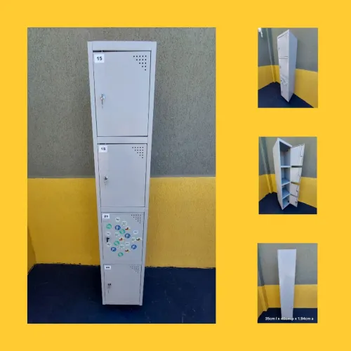 Armário metal 4 portas