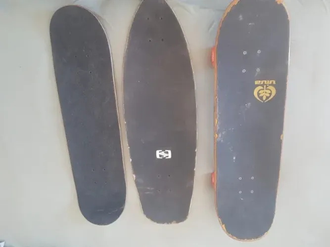 1 Skate e 2 Shapes usados