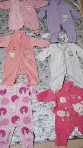 Lote de roupas de bebê para menina todo enxoval de RN até 1 ano tem de tudo 