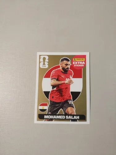 Figurinha Extra Gold Mohamed Salah