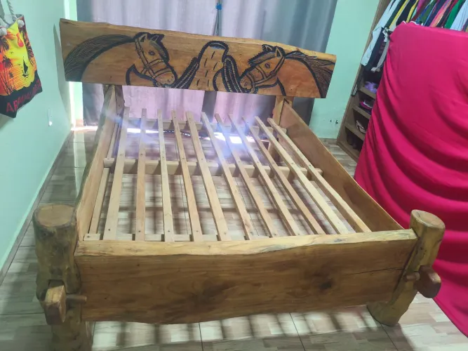 vendo cama rústica