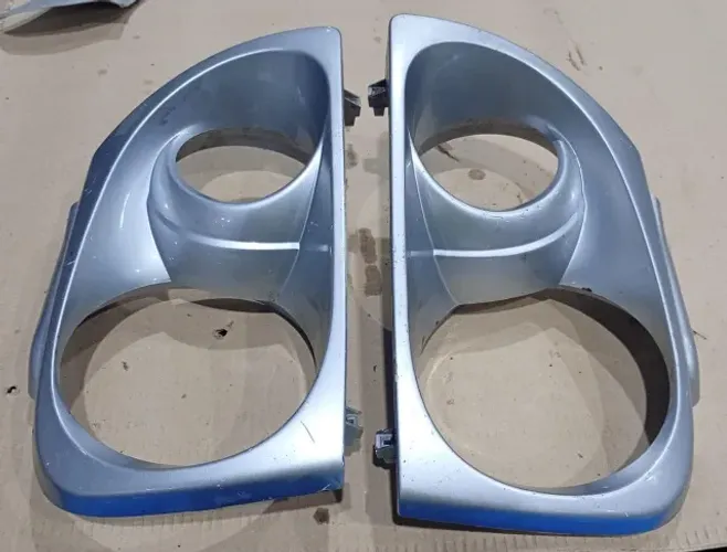 Par Moldura Aro Farol Pajero Sport 2007 2008 2009 2010 2011