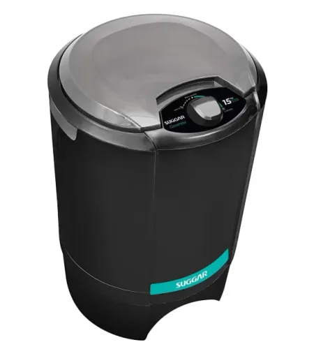 SUGGAR CENTRIFUGA DE ROUPAS GIROMAX 15KG PRETA 110V CT1501PT