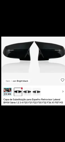 capa m retrovisor bmw