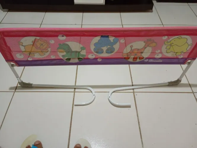 Protetor para cama dobrável infantil